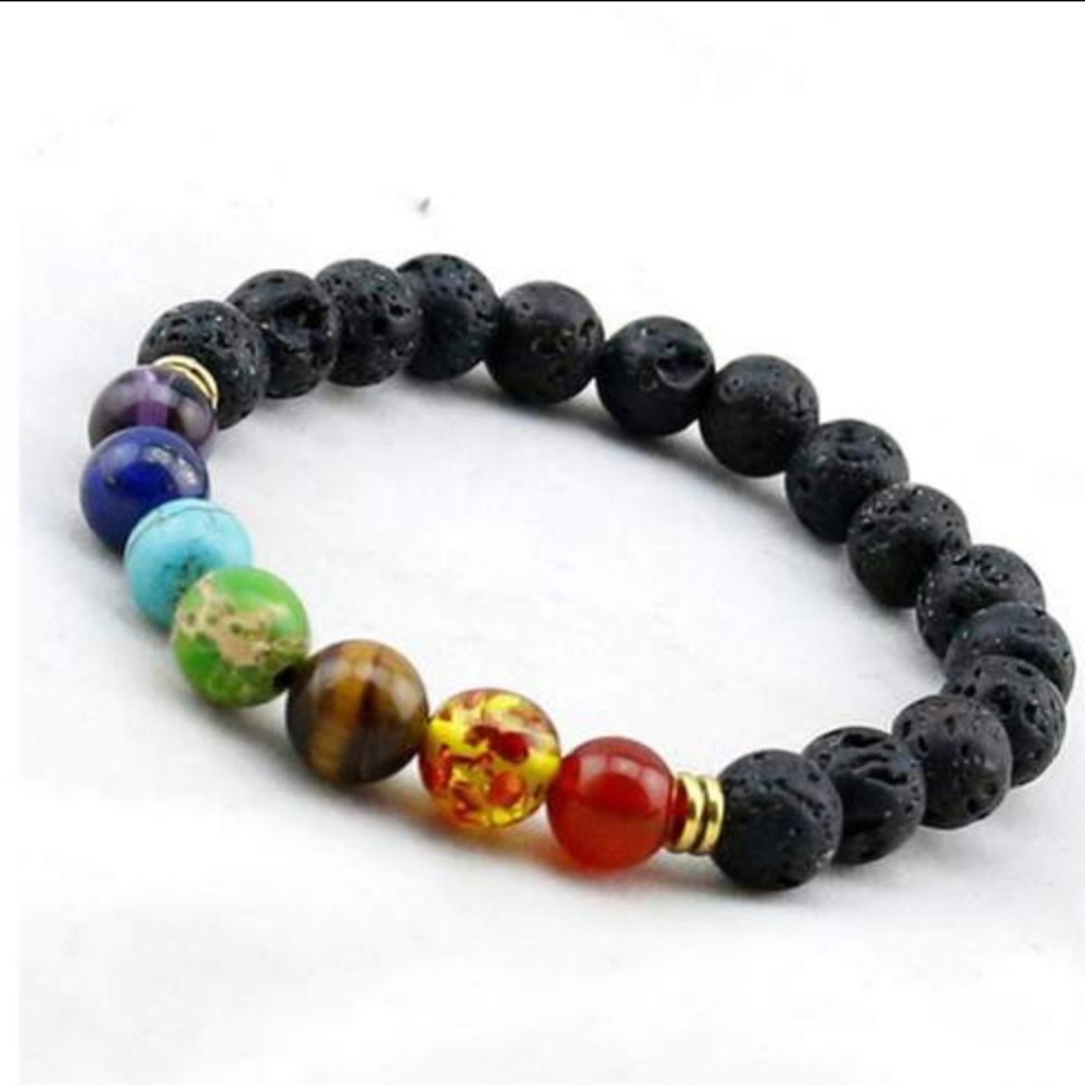 7 Stone chakra healing bracelet - Picture 1 of 2
